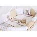 Комплект постельных принадлежностей LAPPETTI 6 пр. для овальной и прямоугольной кроватки Мышки на облачке Кофейный (1)