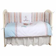 Комплект постельных принадлежностей LAPPETTI 6 пр. для прямоугольной кроватки Ламы Авторский рисунок