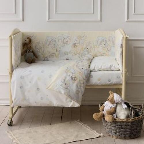 Комплект постельных принадлежностей LAPPETTI для детской кроватки Сони Бежевый (6)
