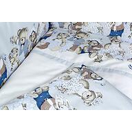 Комплект постельных принадлежностей LAPPETTI 6 пр. для прямоугольной кроватки Мишкины Игрушки Серый