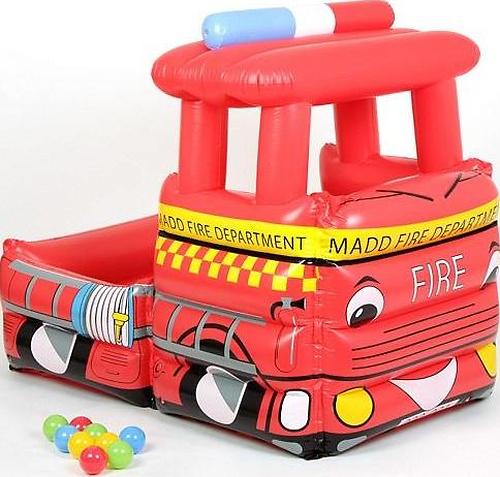 Игровой надувной центр Madd Kids Пожарная машина с шариками (1)
