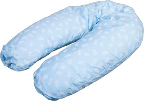 Подушка для беременных Roxy Kids наполнитель полистирол (шарики) голубая (4)