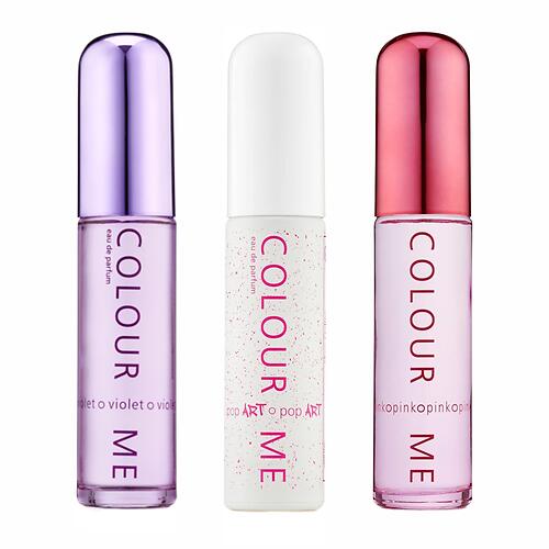 Набор парфюмированной воды 3 шт Milton-Lloyd Colour Me 50ml EDP для женщин (Violet/Pop Art/Pink) (10)