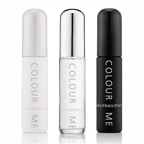 Набор парфюмированной воды 3 шт Milton-Lloyd Colour Me 50ml EDP для мужчин (White/Silver/Black) (10)