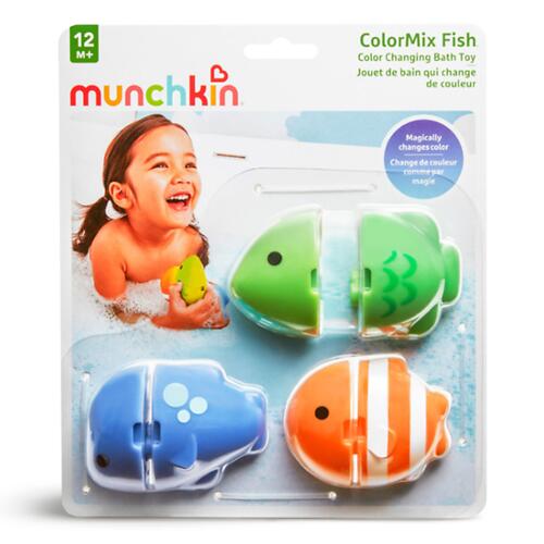 Игрушка для ванны Munchkin цветные рыбки ColorMix Fish 12+ (11)