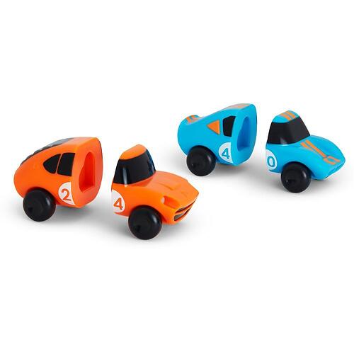 Игрушка для ванны Munchkin Машинки Голубая-Оранжевая Magnet Motors 2шт 18мес (7)
