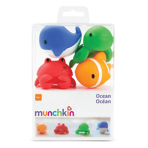 Игрушка для ванны Munchkin Морские животные Ocean 4шт от 9мес (4)