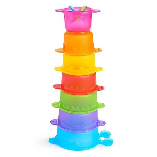 Игрушка для ванны Munchkin Пирамидка-Гусеница Caterpillar Spillers от 9 мес (7)