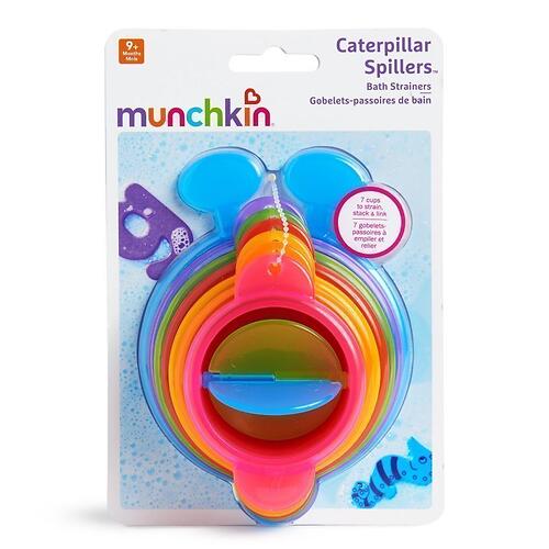 Игрушка для ванны Munchkin Пирамидка-Гусеница Caterpillar Spillers от 9 мес (10)