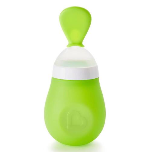 Ложка-бутылочка Munchkin для первого прикорма Зеленая 4+ 150мл (5)