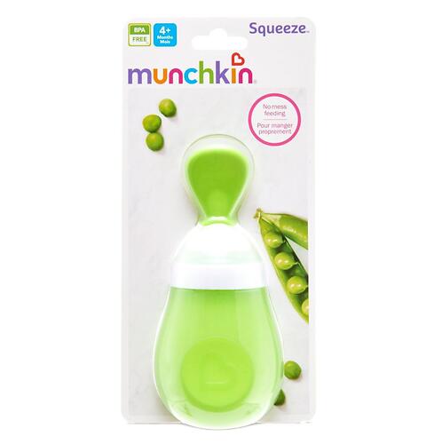 Ложка-бутылочка Munchkin для первого прикорма Зеленая 4+ 150мл (8)