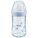 Бутылка стеклянная Nuk Nature Sense соска силикон размер M 240 мл 10745093 (1)