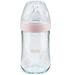 Бутылка стеклянная Nuk Nature Sense соска силикон размер M 240 мл 10745093 (3)