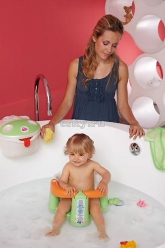 Сиденье в ванну Ok Baby Crab Бирюзовое (5)