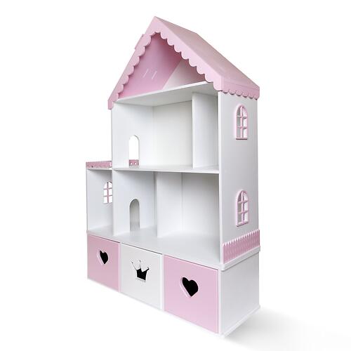 Кукольный домик PeMa kids Стефания Бело-Розовый (5)