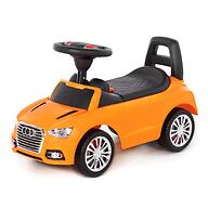Каталка-автомобиль Полесье SuperCar №2 со звуковыми сигналом Оранжевая