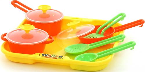 Набор детской посуды Полесье поваренок №1 с подносом (1)