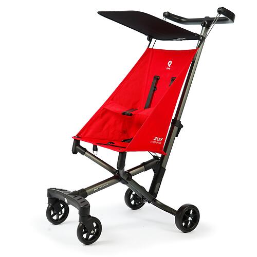 Outlet! Коляска Qplay T18-4 Red (Алм) (4)