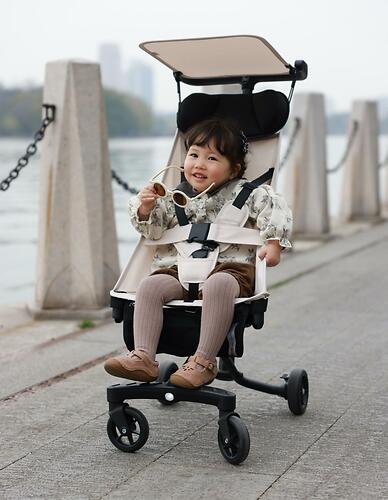 Коляска Qplay T18-4 Beige (9)