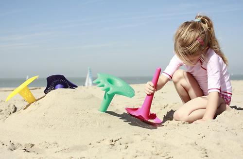 Многофункциональная игрушка Quut Triplet для песка и снега Ocean Purple (11)