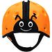Мягкая шапка-шлем для защиты головы SafeheadBABY Божья коровка Оранжевая (1)