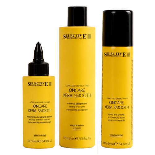 Набор для устранения пушистости волос Selective Professional OnCare Kera Smooth Frizz Away Kit (6)