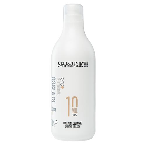 Эмульсия‑оксидант для волос Selective Professional Reverso OXY 10 VOL (3 %) для мягкого/деликатного осветления, 1000 мл (1)