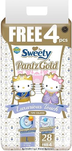 Трусики Sweety Pantz GOLD Size L 11-15 кг 28+4 шт (1)