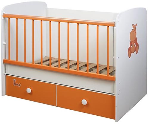 Кроватка Glamvers Magic Оранжевая Бегемот (2)