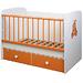 Кроватка Glamvers Magic Оранжевая Бегемот (1)