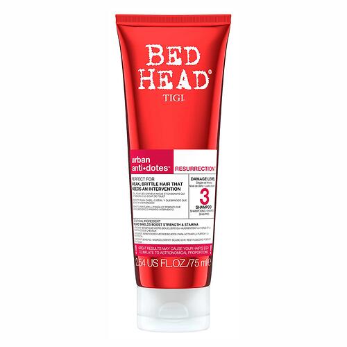 Шампунь для сильно поврежденных волос уровень 3 TIGI Bed Head Urban Anti+dotes Resurrection Travel size 75 ml (1)