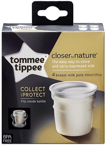 Контейнеры Tommee Tippee для хранения молока 4 шт (4)