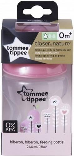 Бутылочка Tommee Tippee 260мл Розовая (4)