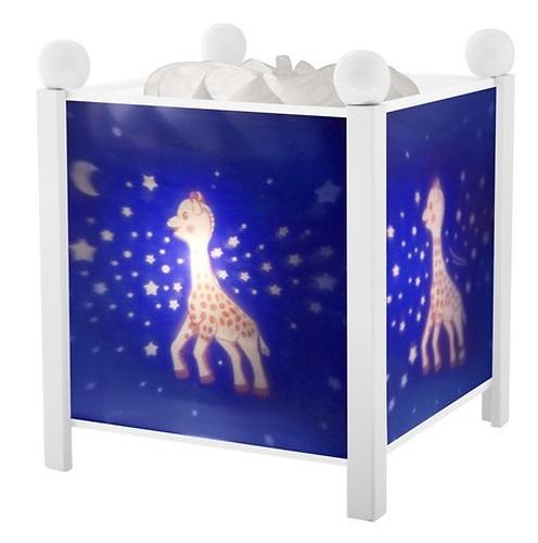 Светильник-ночник Trousselier в форме куба Magic Lantern Sophie the giraffe Milky Way - White 12V (2)