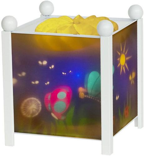 Светильник-ночник Trousselier в форме куба Magic Lantern Butterfly - White 12V (4)