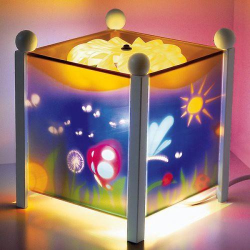 Светильник-ночник Trousselier в форме куба Magic Lantern Butterfly - White 12V (5)