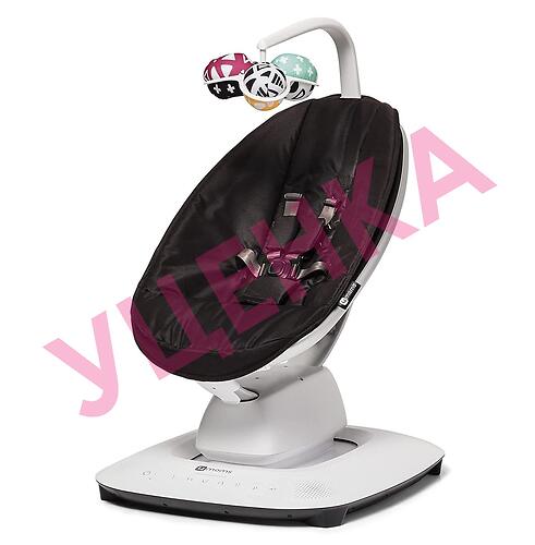 Уценка! Кресло-качалка 4moms MamaRoo5 Black (Алм) (10)