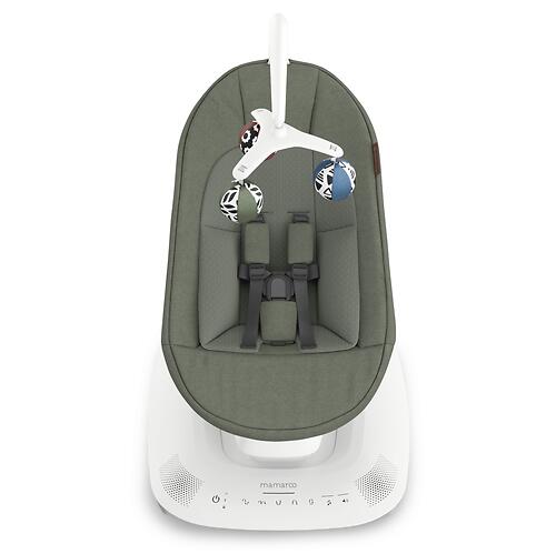 Кресло-качалка UPPAbaby MamaRoo Camila - Dark Green Melange (11)