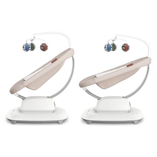 Кресло-качалка UPPAbaby MamaRoo Charlie - Sand Melange (12)