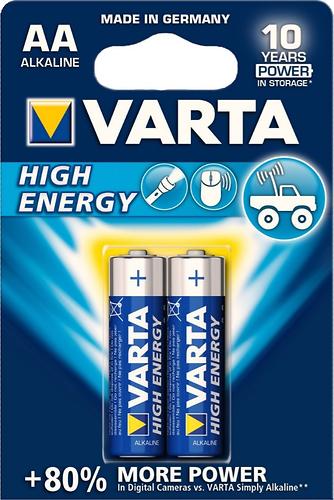 Батарейка Varta High Energy Mignon 1.5V - LR6/ AA (2шт) (1)