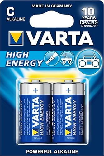 Батарейка Varta High Energy Baby 1.5V - LR 14/C (2шт) (1)