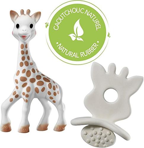 Набор подарочный Vulli Игрушка жираф и жевательная резиновая пустышка (4)