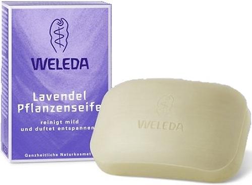 Лавандовое растительное мыло Weleda 100гр (1)