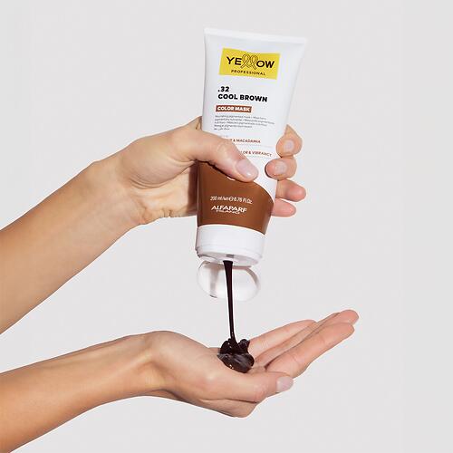 Пигментированная маска YELLOW Professional Color Care Refresh Mask .32 Золотисто-Перламутровый 200 мл (6)