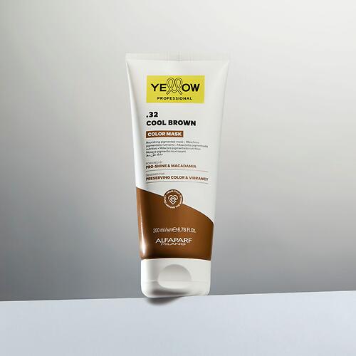 Пигментированная маска YELLOW Professional Color Care Refresh Mask .32 Золотисто-Перламутровый 200 мл (8)