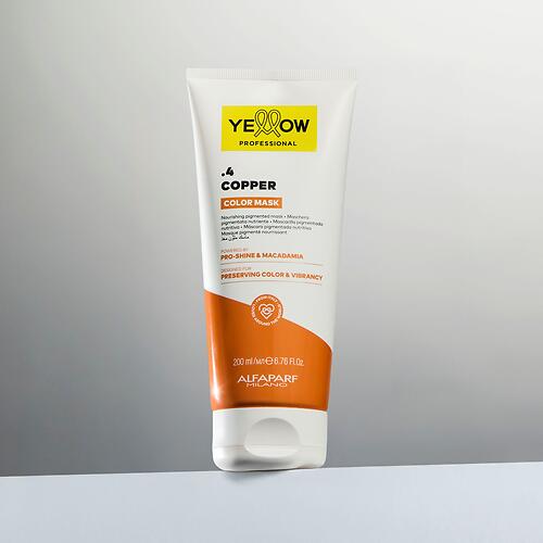 Пигментированная маска YELLOW Professional Color Care Refresh Mask .4 Медный 200 мл (8)