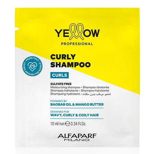 Шампунь для кудрявых и вьющихся волос YELLOW Curls Low Shampoo Пробник 10 мл (4)