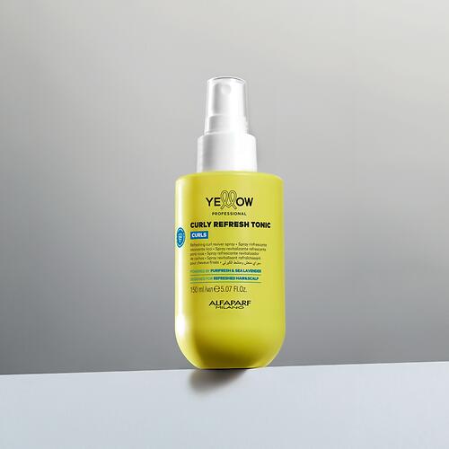 Освежающий тоник для реактивации локонов YELLOW Curly Refresh Tonic 150 мл (8)