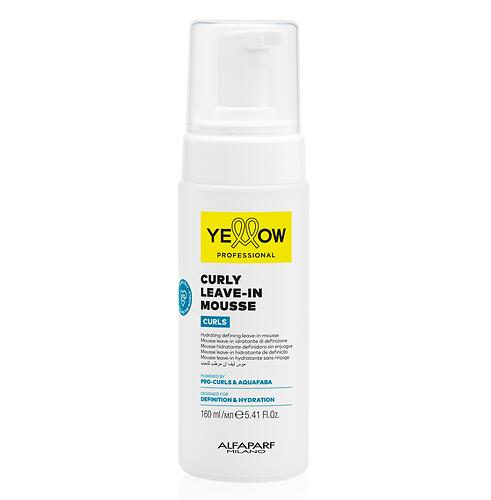 Увлажняющий несмываемый мусс для кудрявых и вьющихся волос YELLOW Professional Curls Leave-in Mousse 160 мл (5)