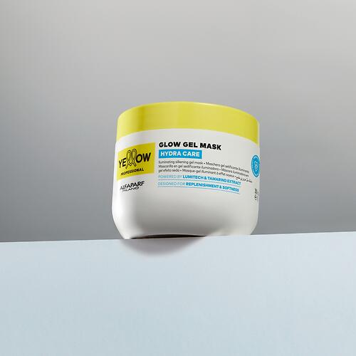 Гель-маска для придания блеска волосам YELLOW Hydra Care Glow Gel Mask 300 мл (9)